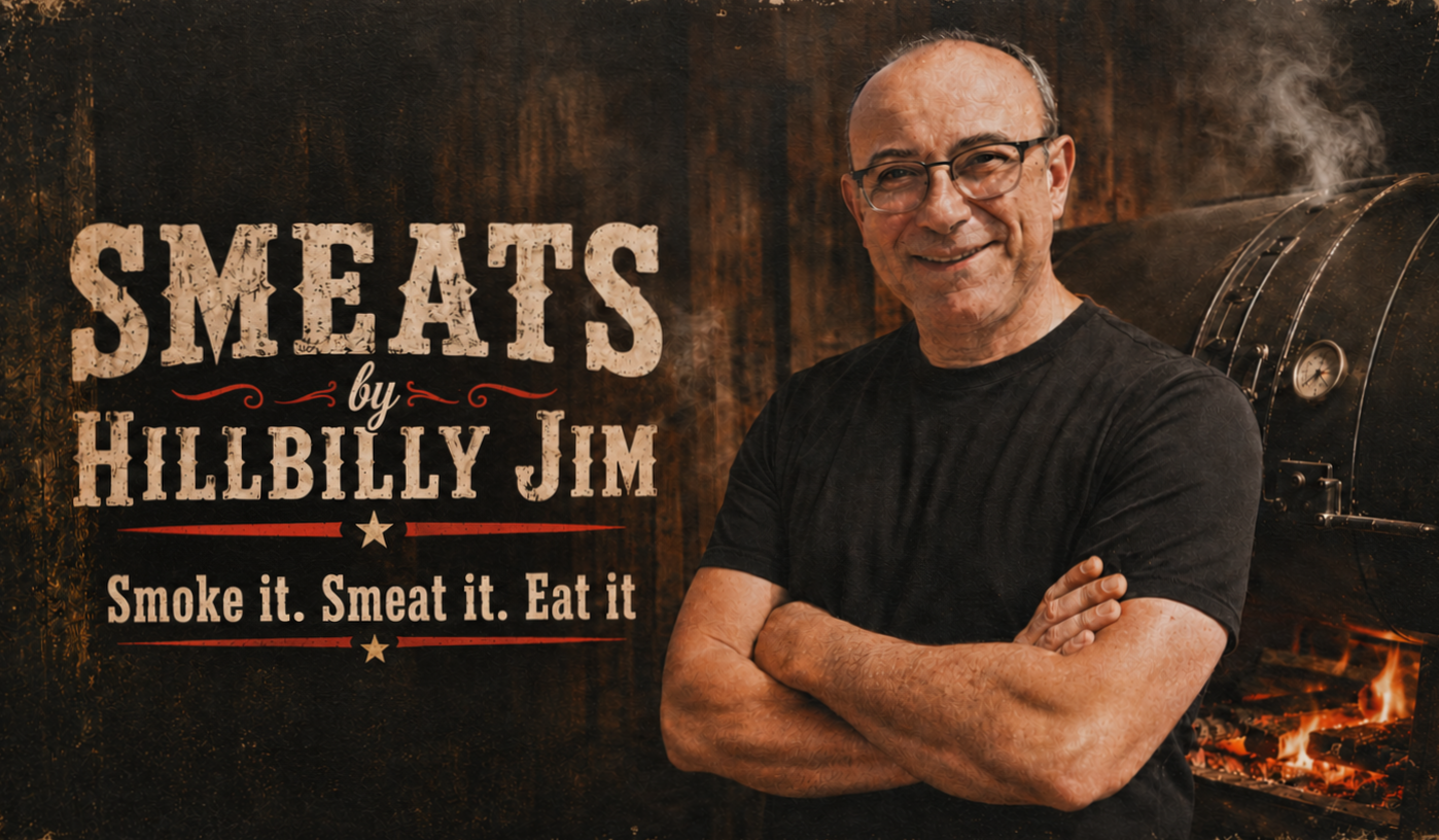 SMEATS by Hillbilly Jim — Smoke it. Smeat it. Eat it.
